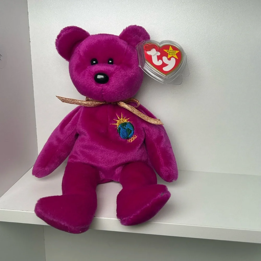 TY Beanie Baby Millennium Bear & TY Teenie Baby Millennium - Picture 2 of 10